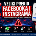 Veliki prekid Facebooka i Instagrama